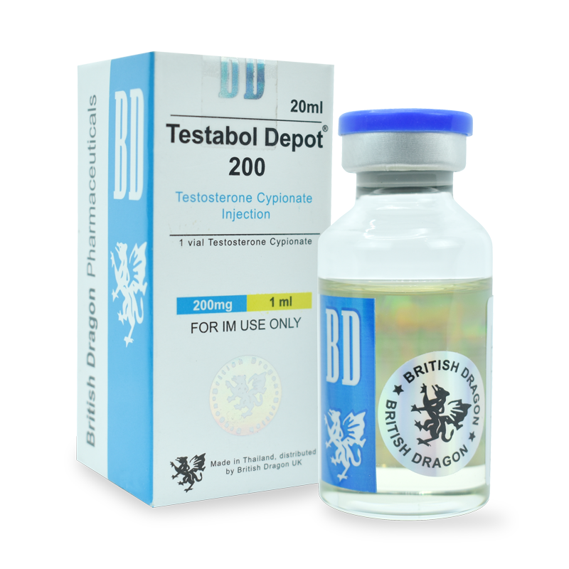 Testosterona Cipionato - British Dragon - 200 mg - 20 ml
