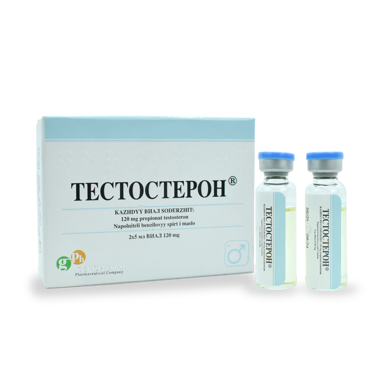 Testosterona Propionato - Gph Pharmaceutical - 120 mg - 2x5 ml