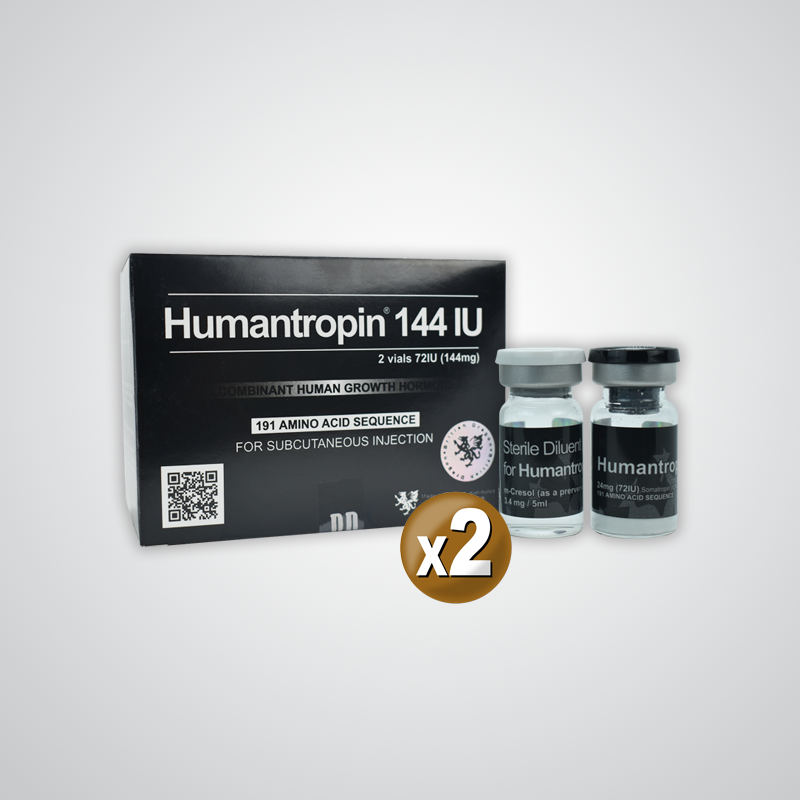 Venta Hormona de Crecimiento - Humantropin 144 ui - 2 pzs - British Dragon