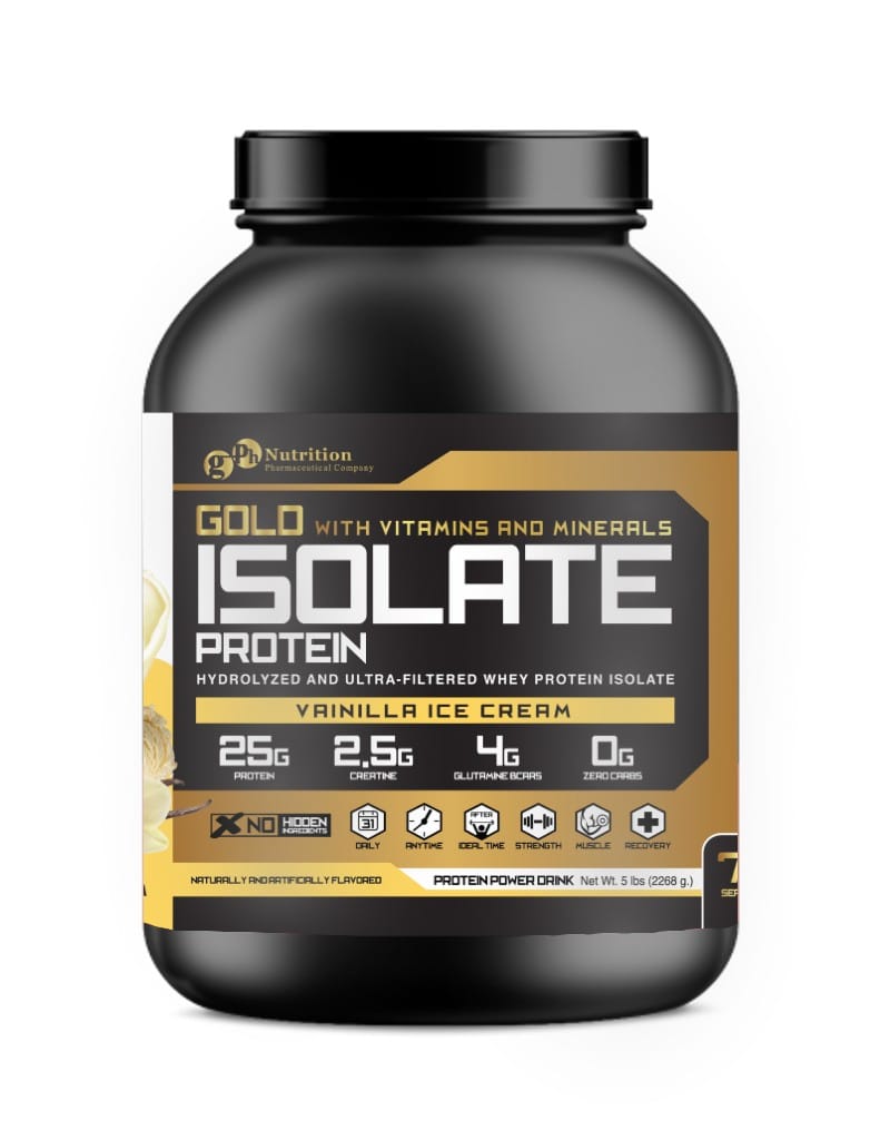 Gph Nutrition - Isolate Protein - Proteina - 5 lbs - 70 serv